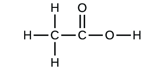 Figure A shows a structural diagram of two carbon atoms that form a single bond with each other. The left carbon atom forms single bonds with hydrogen atoms each. The right carbon forms a double bond to an oxygen atom. The right carbon also forms a single bonded to another oxygen atom. This oxygen atom also forms a single bond to a hydrogen atom.